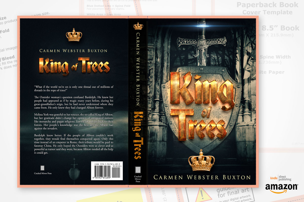 book cover redesign king of trees carmen webster