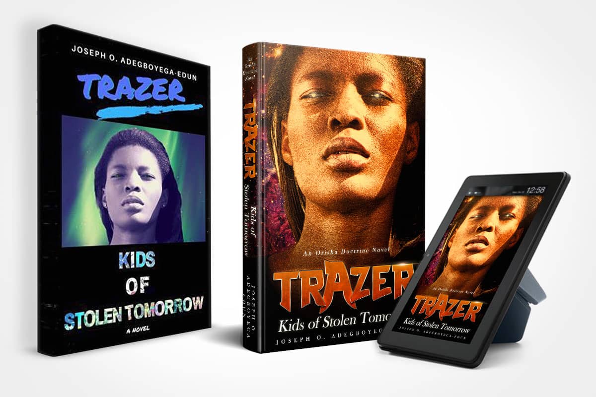 book cover redesign trazer