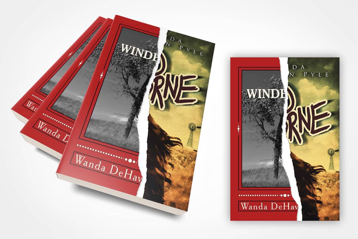 book cover redesign windborne