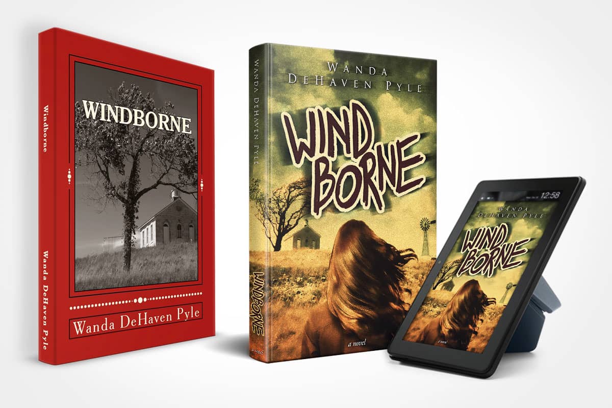book cover redesign windborne
