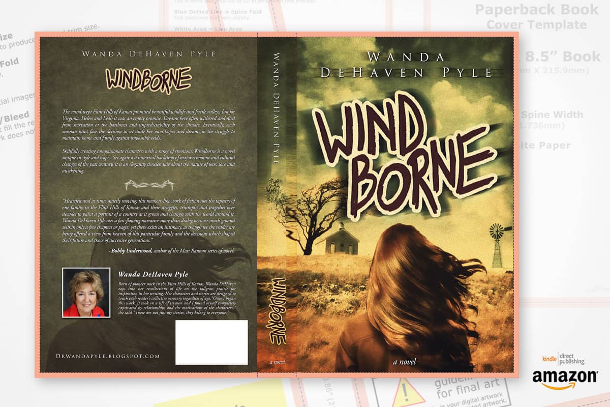 book cover redesign windborne