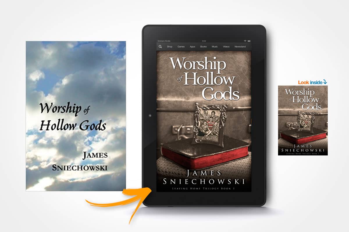 book cover redesign worship