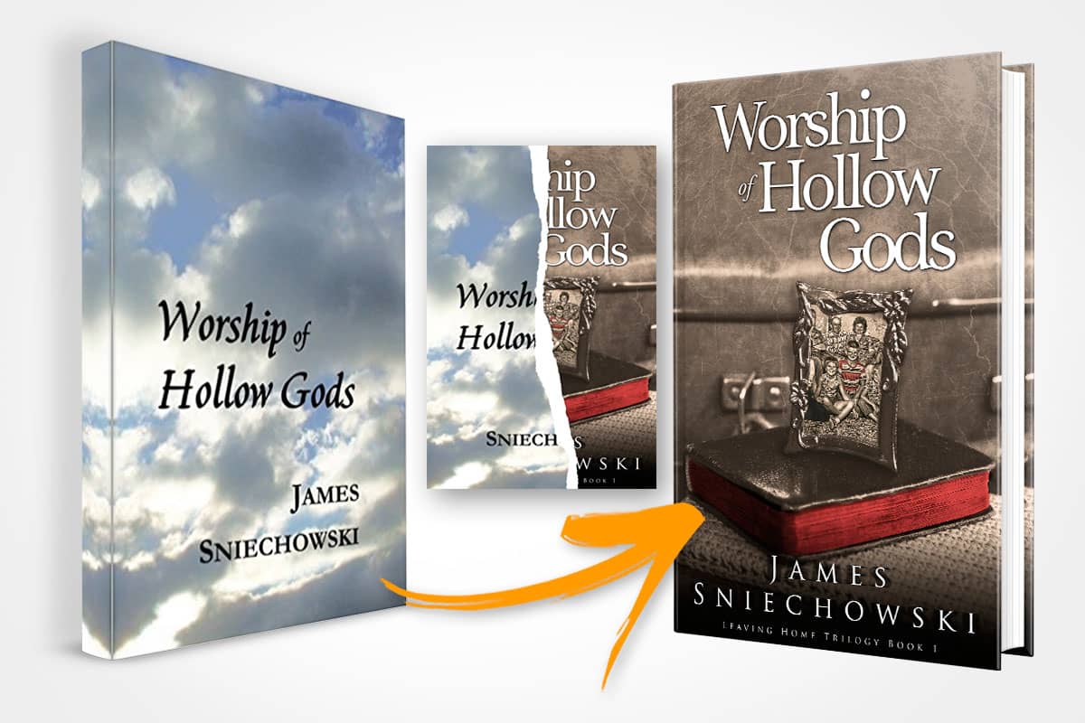 book cover redesign worship