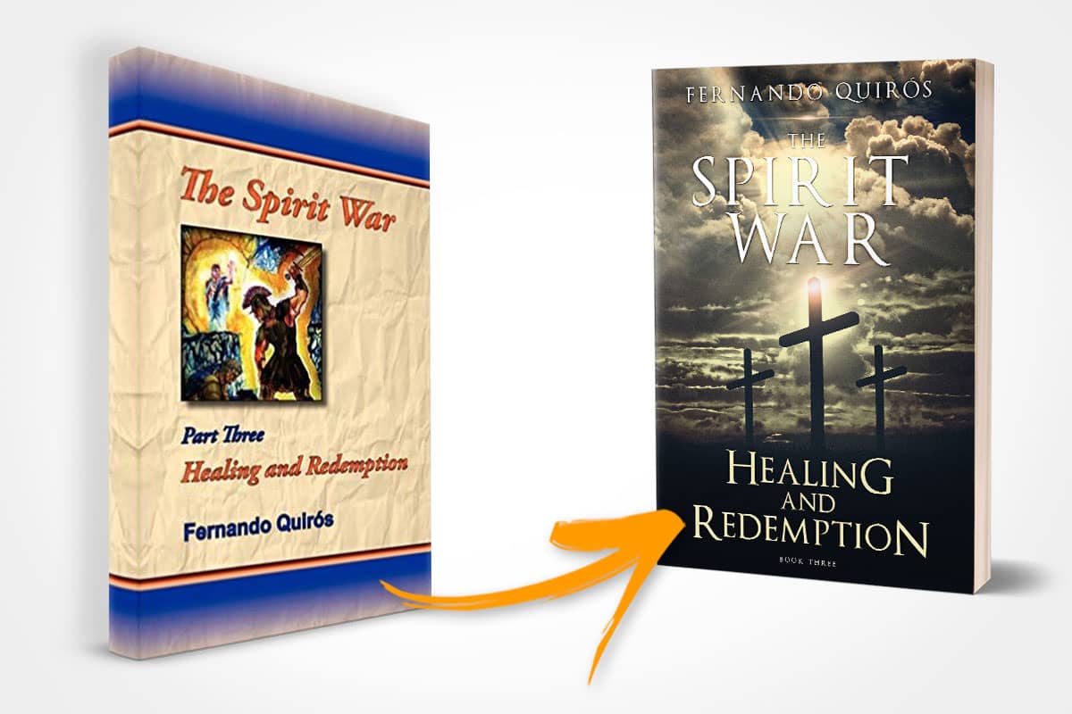 book cover redesign fernando quiros healing and redemption