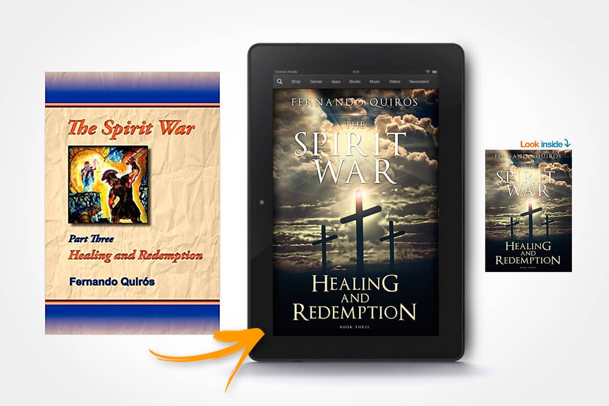 book cover redesign fernando quiros healing and redemption