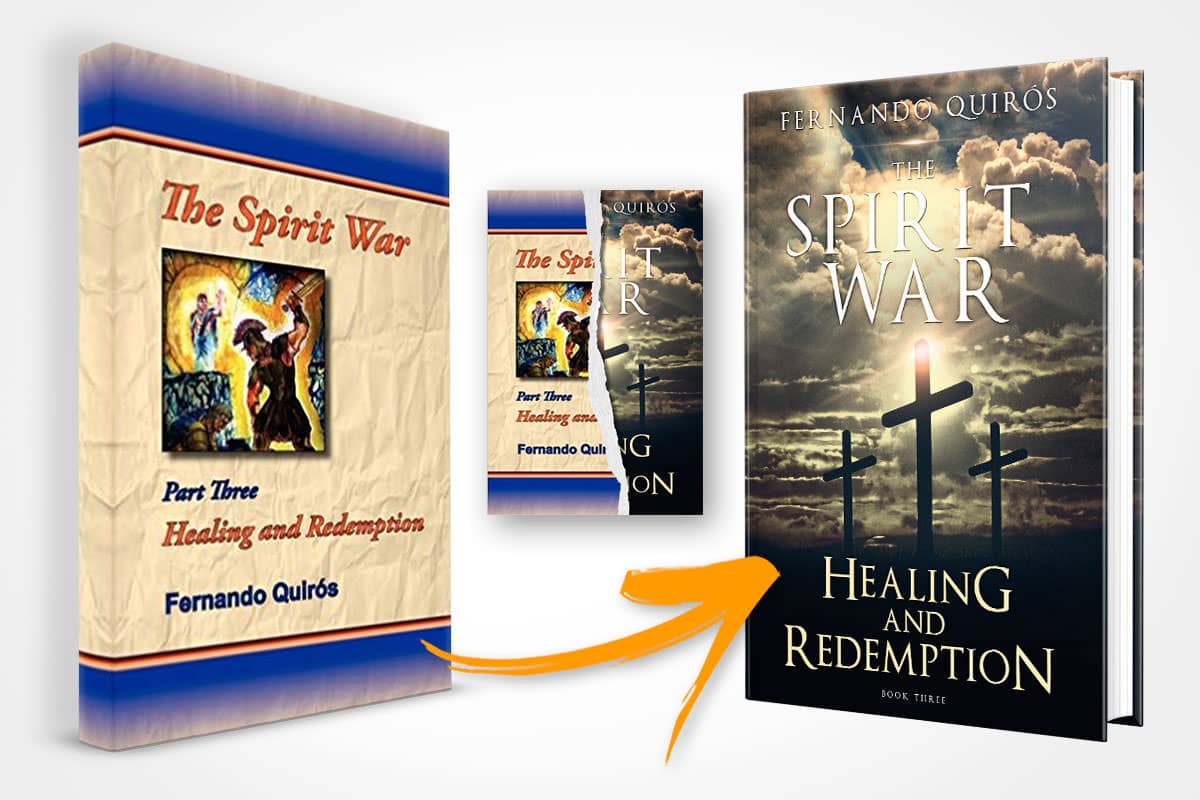 book cover redesign fernando quiros healing and redemption