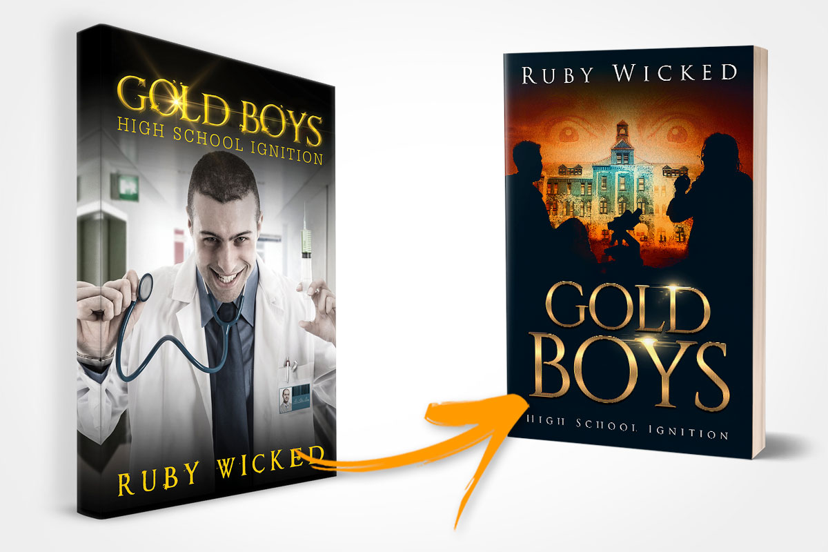 book cover redesign ruby wicked gold boys