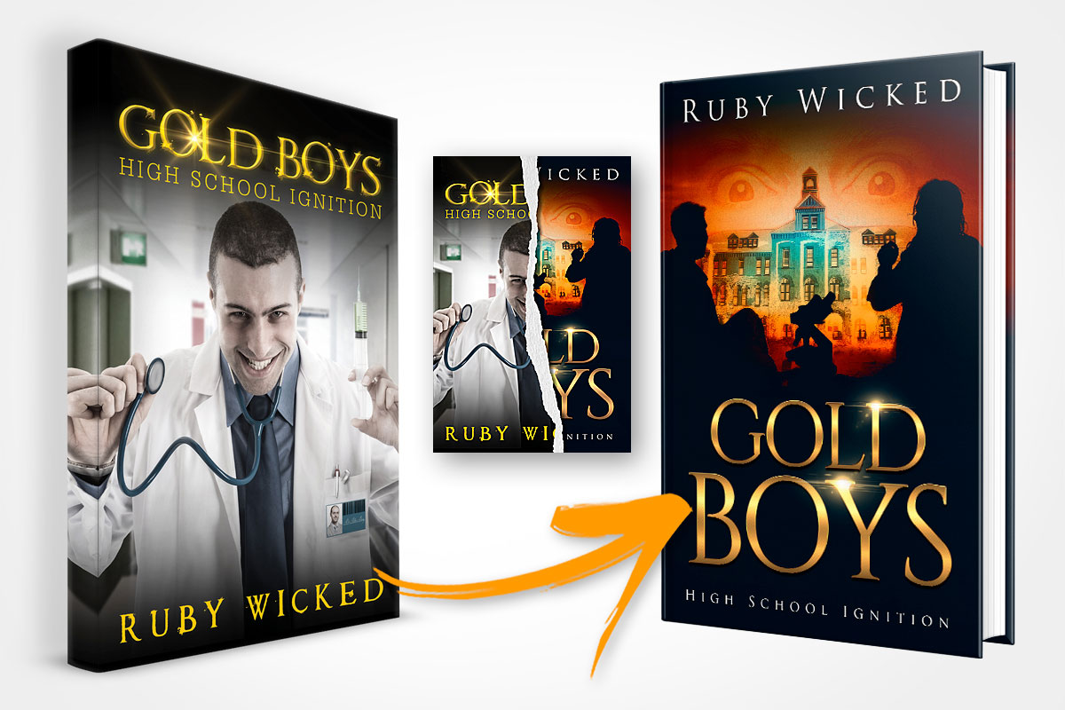 book cover redesign ruby wicked gold boys