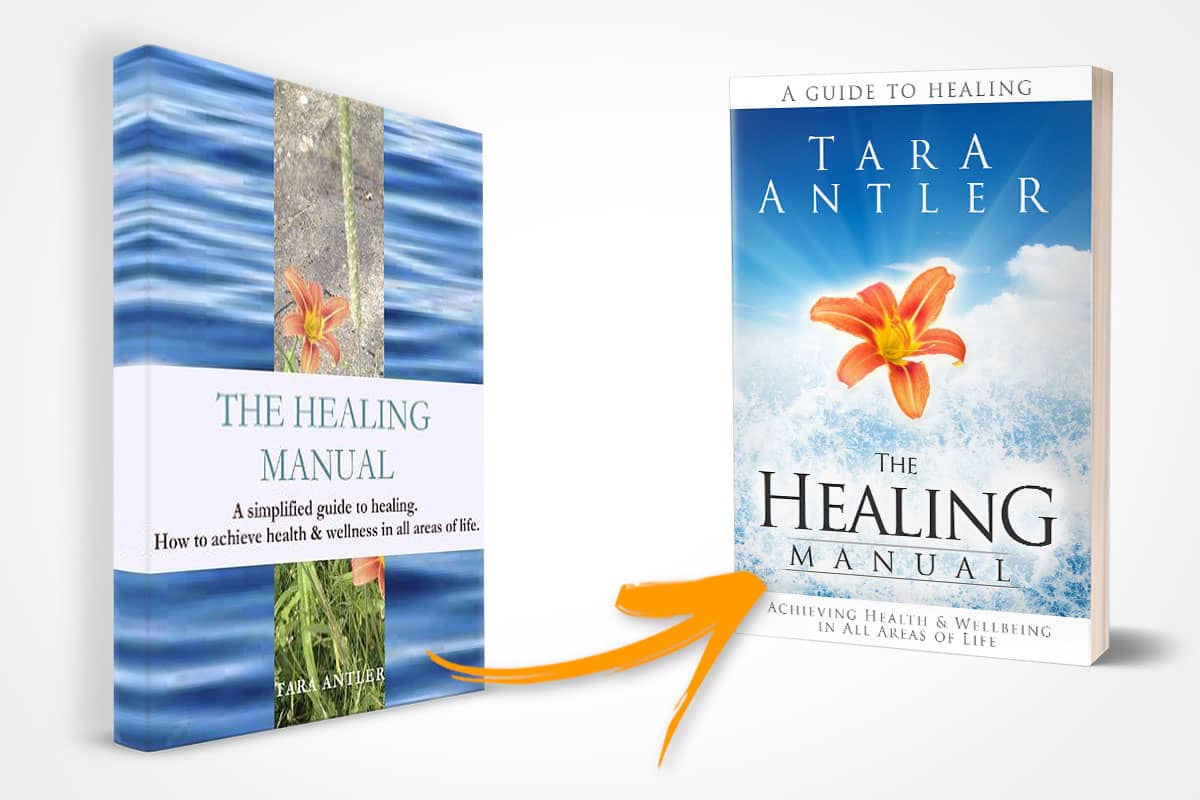 book cover redesign tara antler the healing manual