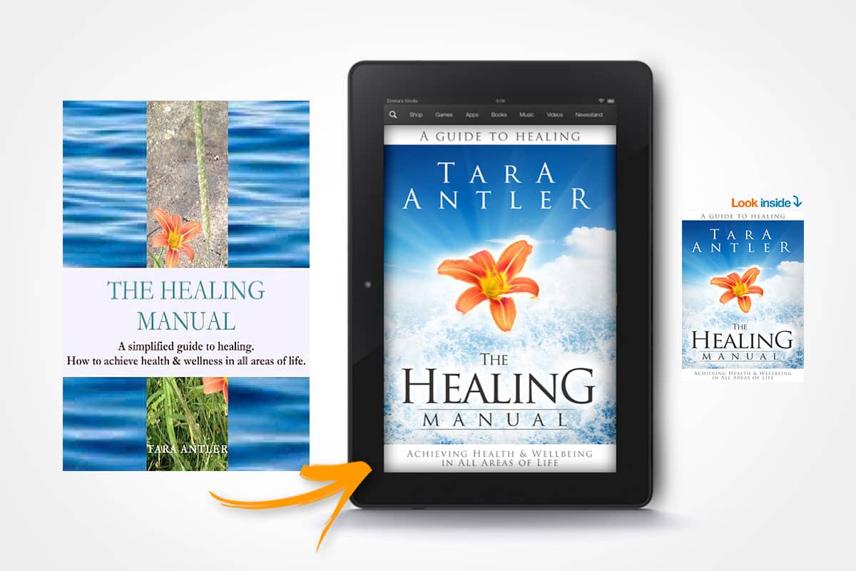 book cover redesign tara antler the healing manual