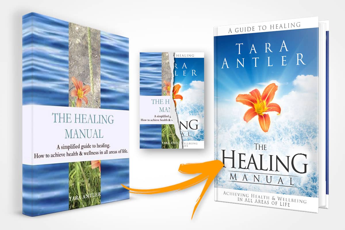 book cover redesign tara antler the healing manual