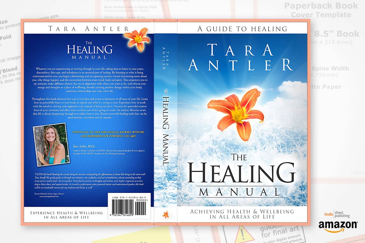 book cover redesign tara antler the healing manual