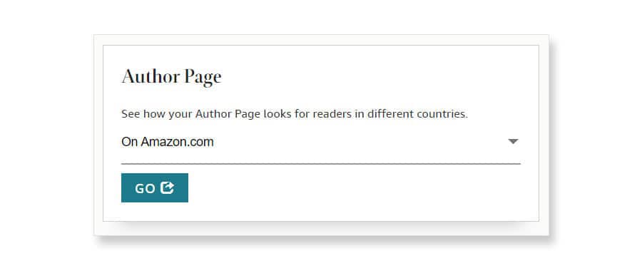 amazon author central author page